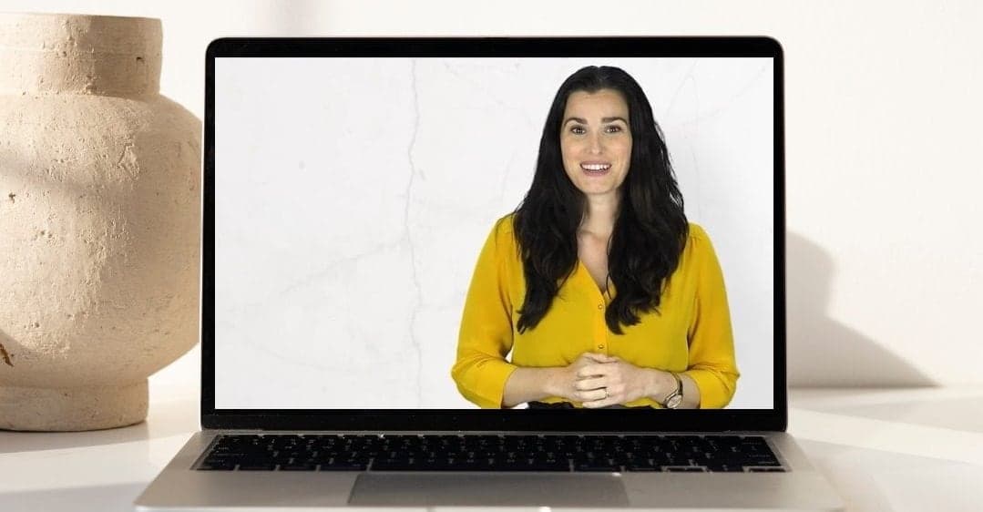 De e-learning Business Pitch op een laptop